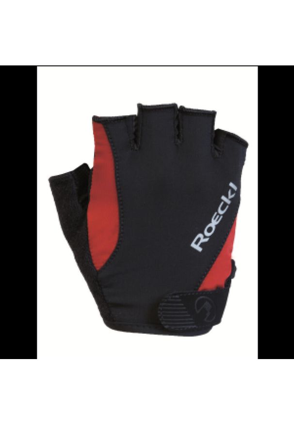 Rękawiczki rowerowe Roeckl Basel. Kolor: wielokolorowy, czarny, czerwony. Sport: kolarstwo