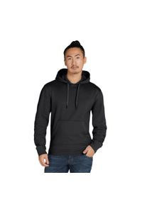 SG - Bluza Z Kapturem Unisex Dla Dorosłych Bez Metki. Typ kołnierza: kaptur. Kolor: czarny