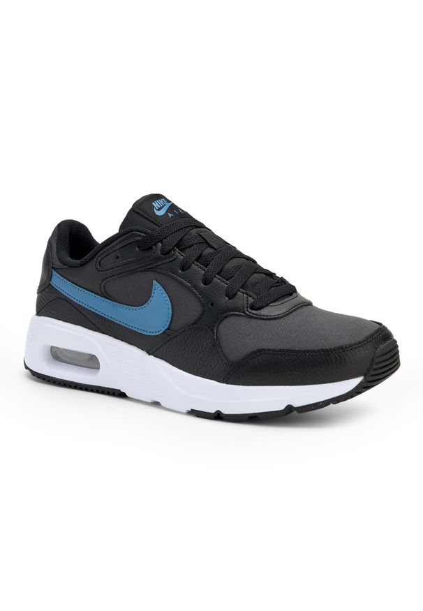 Buty męskie Nike Air Max SC. Kolor: niebieski, czarny, wielokolorowy. Model: Nike Air Max. Sport: turystyka piesza