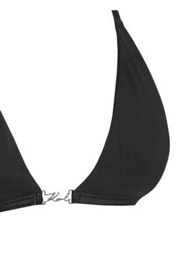 Karl Lagerfeld - KARL LAGERFELD Biustonosz braletka B1W47046 Czarny. Kolor: czarny. Materiał: bawełna