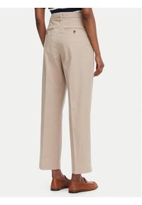 TOMMY HILFIGER - Tommy Hilfiger Chinosy WW0WW52817 Beżowy Slim Fit. Kolor: beżowy. Materiał: syntetyk #4