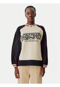 Patrizia Pepe Bluza 8M1672/J079-YA29 Beżowy Regular Fit. Kolor: beżowy. Materiał: bawełna #1