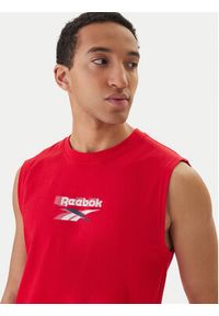 Reebok Tank top Bradshaw RK25560CCM Czerwony Regular Fit. Kolor: czerwony. Materiał: bawełna #5