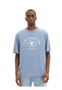 Tom Tailor T-Shirt 1035618 Błękitny Regular Fit. Kolor: niebieski. Materiał: bawełna
