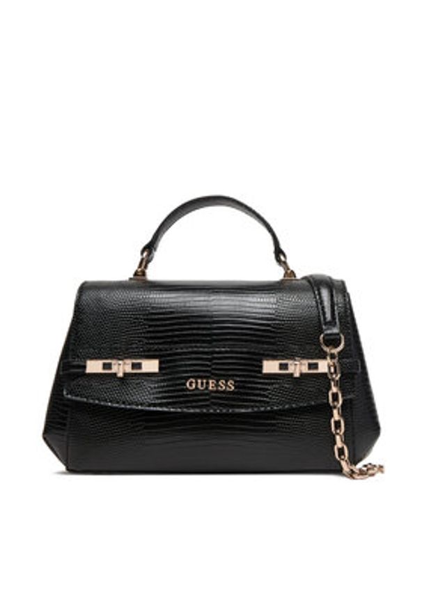 Guess Torebka Melinda HWKL99 33200 Czarny. Kolor: czarny. Materiał: skórzane