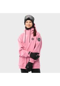 Kurtka Sporty zimowe SIROKO W1-W Dolomites Cukierkowy Róż Kobieta. Kolor: różowy. Sezon: zima. Sport: snowboard #1