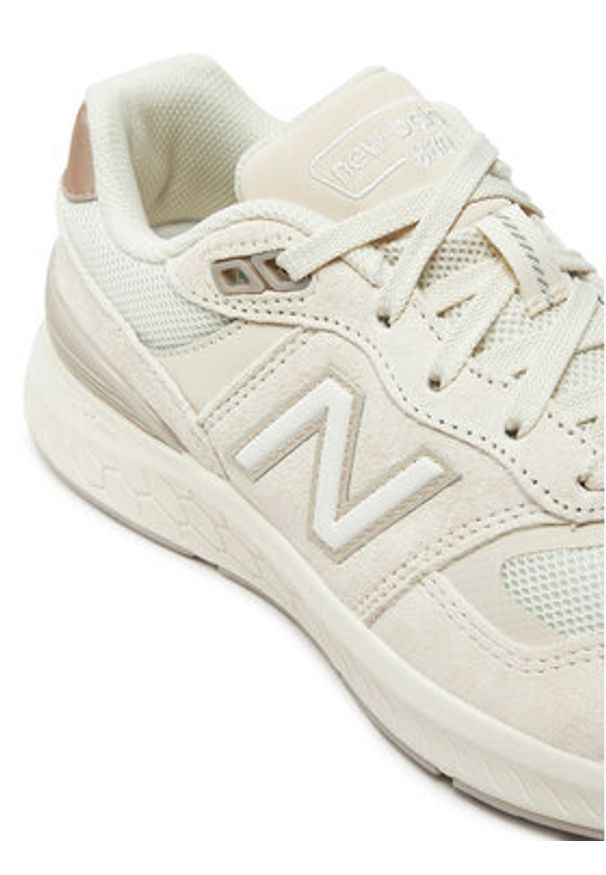 New Balance Sneakersy Walking 880 WW880TB6 Beżowy. Kolor: beżowy. Materiał: zamsz, skóra