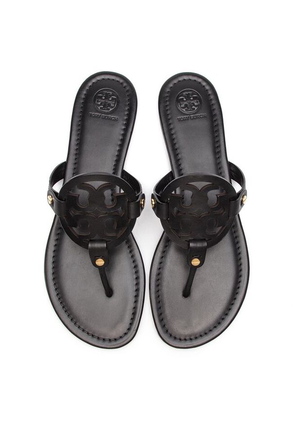 Japonki Tory Burch. Kolor: czarny