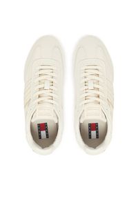 Tommy Jeans Sneakersy Tjw Low Profile Runner EN0EN02817 Beżowy. Kolor: beżowy. Materiał: materiał