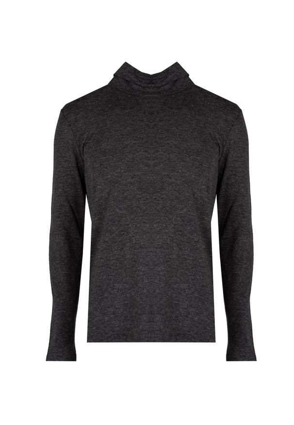 Antony Morato Longsleeve | MMKL00261FA100133 | Mężczyzna | Szary Melanż. Okazja: na co dzień. Typ kołnierza: golf. Kolor: szary. Materiał: poliester, elastan, wiskoza. Długość rękawa: długi rękaw. Wzór: melanż. Sezon: zima. Styl: casual