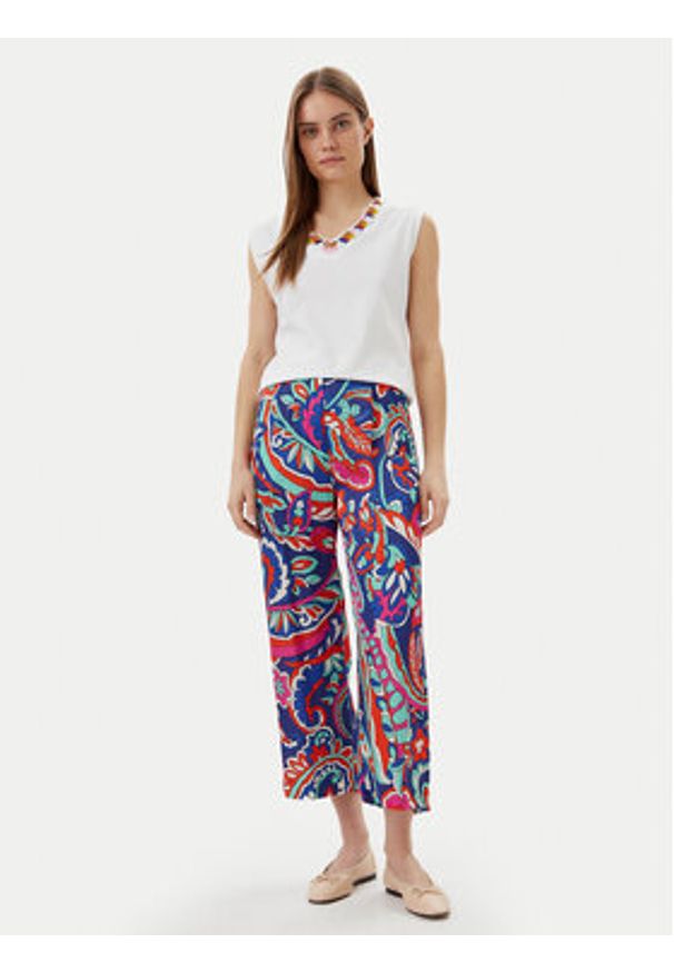 Lola Casademunt by Maite Top MS2515021 Biały Regular Fit. Kolor: biały. Materiał: bawełna
