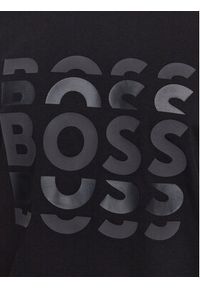 BOSS - Boss T-Shirt 50495735 Czarny Regular Fit. Kolor: czarny. Materiał: bawełna #4