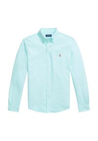 Polo Ralph Lauren Koszula 710932545009 Turkusowy Slim Fit. Typ kołnierza: polo. Kolor: turkusowy. Materiał: bawełna #3