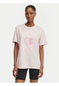Guess T-Shirt V6GI14 K2981 Różowy jasny Relaxed Fit. Kolor: różowy. Materiał: bawełna #1