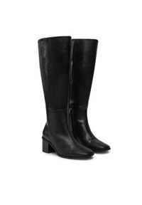 Calvin Klein Kozaki Heel Knee Boot 50 W/Ml Lth HW0HW02321 Czarny. Kolor: czarny. Materiał: skóra #2