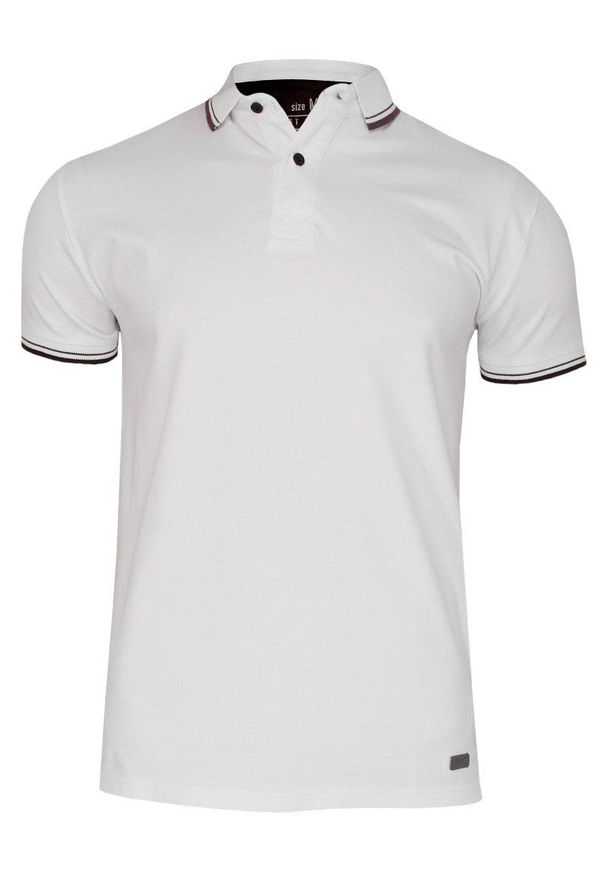 Biały t-shirt Just Yuppi na co dzień, z krótkim rękawem, elegancki, krótki