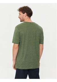 BOSS - Boss T-Shirt Tiburt 456 50511612 Zielony Regular Fit. Kolor: zielony. Materiał: len