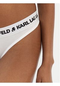 Karl Lagerfeld - KARL LAGERFELD Stringi A1W47008 Biały. Kolor: biały. Materiał: lyocell #2