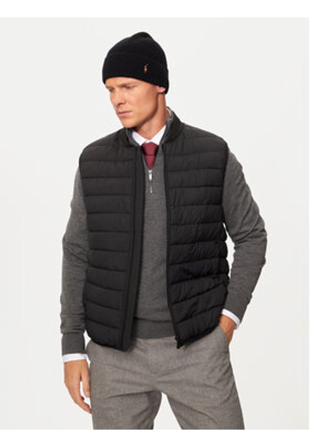 Polo Ralph Lauren Czapka 449959337001 Czarny. Kolor: czarny. Materiał: materiał, wełna