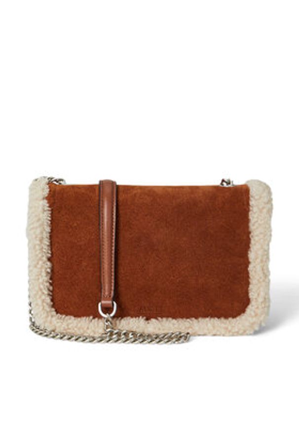 Lauren Ralph Lauren - LAUREN RALPH LAUREN Torebka 432980754001 Brązowy. Kolor: brązowy. Materiał: skórzane