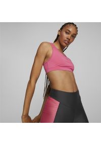 Puma - Biustonosz fitness PUMA Mid Impact 4Keeps. Kolor: różowy. Sport: fitness