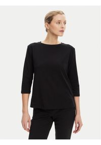 Weekend Max Mara Bluzka Multia 2525946031 Czarny Regular Fit. Kolor: czarny. Materiał: bawełna