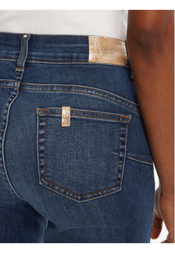 Liu Jo Jeansy UXX037 D4186 Granatowy Slim Fit. Kolor: niebieski