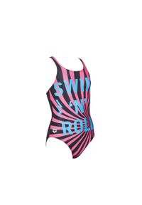 Arena - G Swim&Roll Jr One Piece V Back 116 (6-7) Black. Kolor: czarny