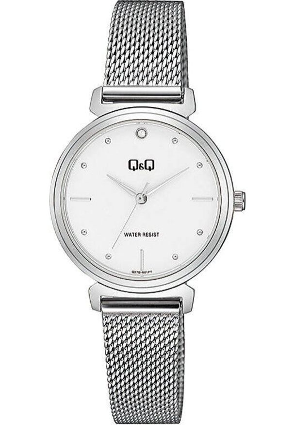 Zegarek Q&Q Zegarek QQ Q27B-001P Damski Klasyczny Cyrkonia. Styl: klasyczny