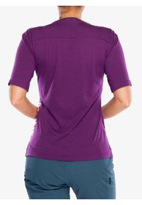 MONS ROYALE - Koszulka rowerowa damska Mons Royale Diversion Merino Bike Jersey Short Sleeve. Kolor: fioletowy. Materiał: jersey. Sport: kolarstwo
