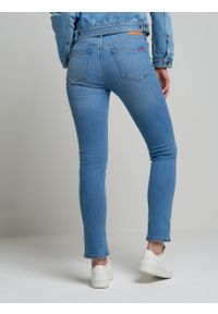 Big-Star - Spodnie jeans damskie Adela Straight 160. Kolor: niebieski. Styl: klasyczny #4