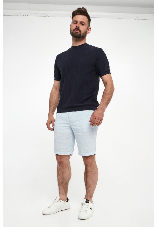 PAUL & SHARK - Sweter męski z krótkim rękawem PAUL&SHARK. Długość rękawa: krótki rękaw. Długość: krótkie