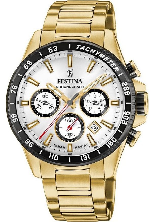 Zegarek Festina Zegarek męski Festina F20634-1 złoty. Kolor: złoty