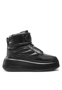 Karl Lagerfeld - KARL LAGERFELD Sneakersy KL63555 Czarny. Kolor: czarny. Materiał: skóra