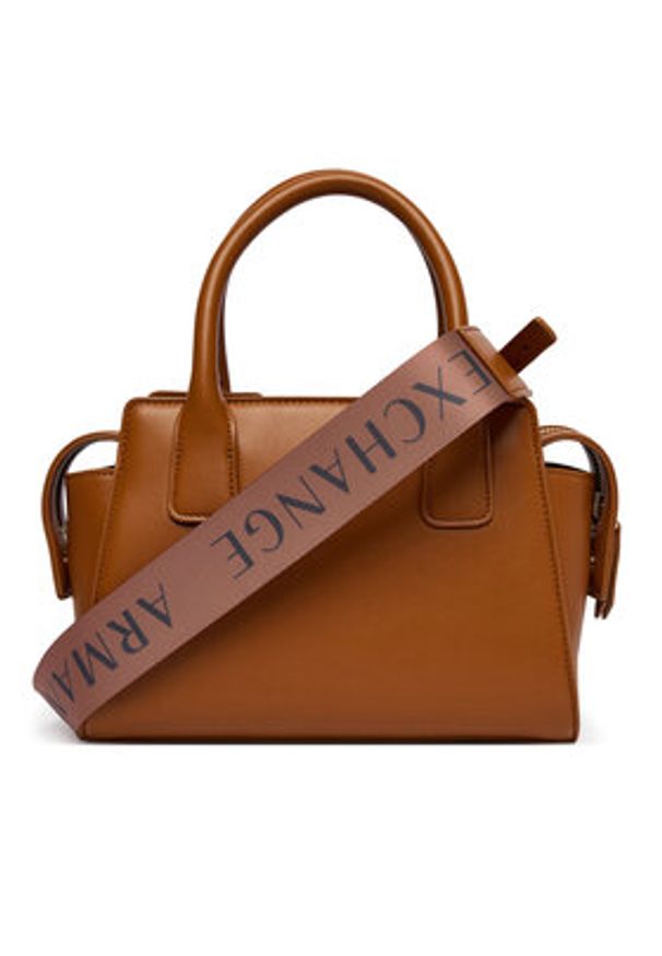 Armani Exchange Torebka XW002159 AF19892 U6123 Brązowy. Kolor: brązowy. Materiał: skórzane