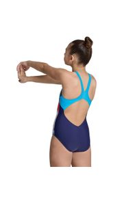 Dziewczęcy jednoczęściowy kostium kąpielowy Arena Waves Breaking V B. Kolor: niebieski. Materiał: poliamid #2