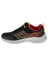 skechers - Buty do chodzenia chłopięce, Skechers Microspec Texlor. Kolor: czarny. Materiał: syntetyk, tkanina, materiał. Sport: turystyka piesza