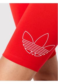 Adidas - adidas Kolarki Bike HK5171 Czerwony Tight Fit. Kolor: czerwony. Materiał: bawełna