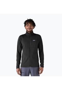 Bluza polarowa męska Patagonia R1 Hybrid. Kolor: czarny. Materiał: polar
