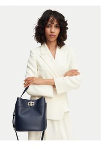 Furla Torebka Amelia M Bucket WB01953 HSF000 CN 4852S Granatowy. Kolor: niebieski. Materiał: skórzane #1