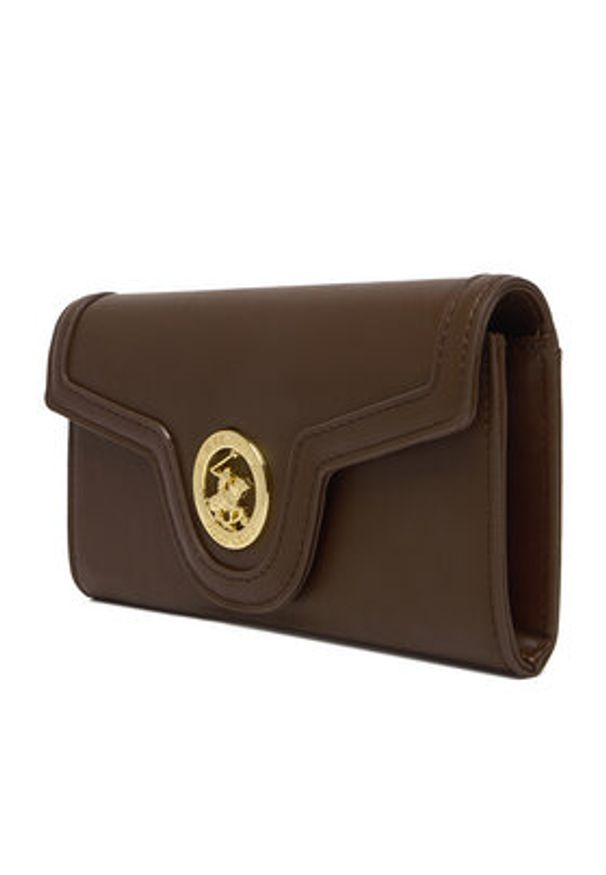 Beverly Hills Polo Club Portfel CWBEO-BHPC-W1-010-SS26 Brązowy. Kolor: brązowy. Materiał: materiał