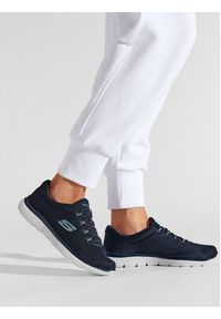 skechers - Skechers Sneakersy Quick Lapse 12985/NVLB Granatowy. Kolor: niebieski. Materiał: materiał #6