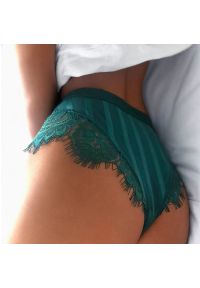 Intica - Koronkowe figi z przewiewnego materiału na co dzień Arendien. Kolor: biały. Materiał: materiał, koronka. Wzór: koronka #2