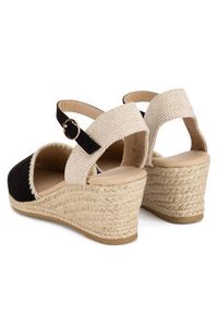 Jenny Fairy Espadryle WYL2610-1 Czarny. Kolor: czarny. Materiał: materiał #3