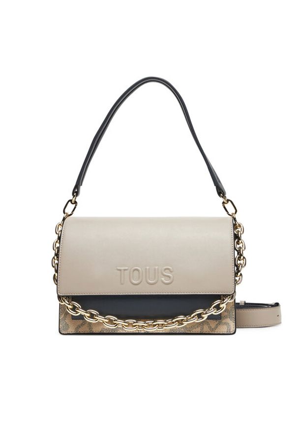 Tous - TOUS Torebka Audree Kaos Icon 2002287644 Beżowy. Kolor: beżowy. Materiał: skórzane