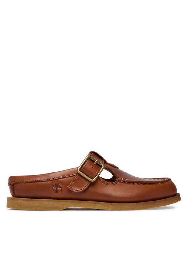 Timberland Klapki CLASSIC BOAT TB0A5MT9EM61 Brązowy. Kolor: brązowy. Materiał: skóra