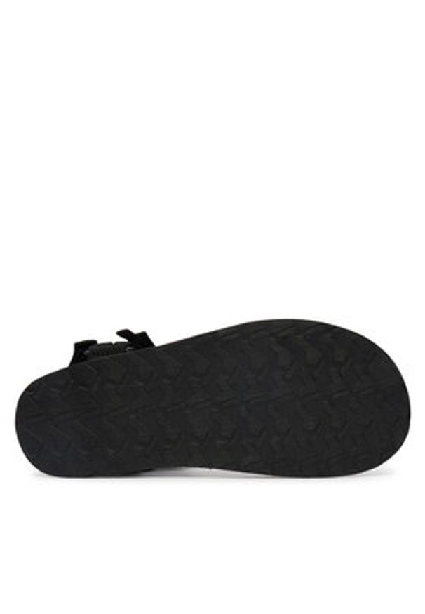 Jack Wolfskin Sandały Taiga A65623 Czarny. Kolor: czarny. Materiał: materiał