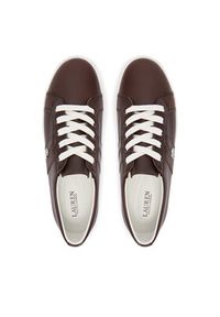 Lauren Ralph Lauren - LAUREN RALPH LAUREN Sneakersy Janson II 802P02448001 Brązowy. Kolor: brązowy. Materiał: skóra #4