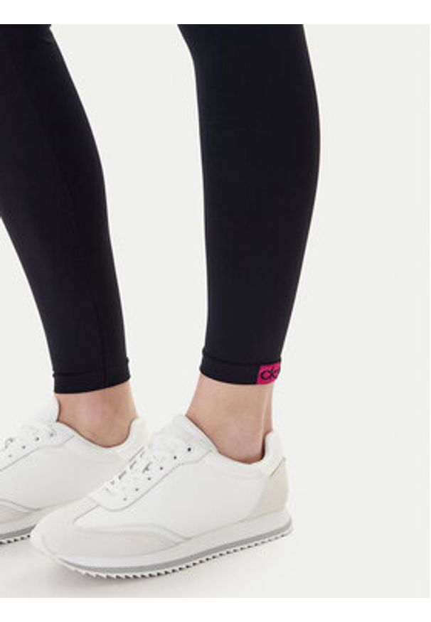 Calvin Klein Legginsy 701233681 Czarny Slim Fit. Kolor: czarny. Materiał: syntetyk