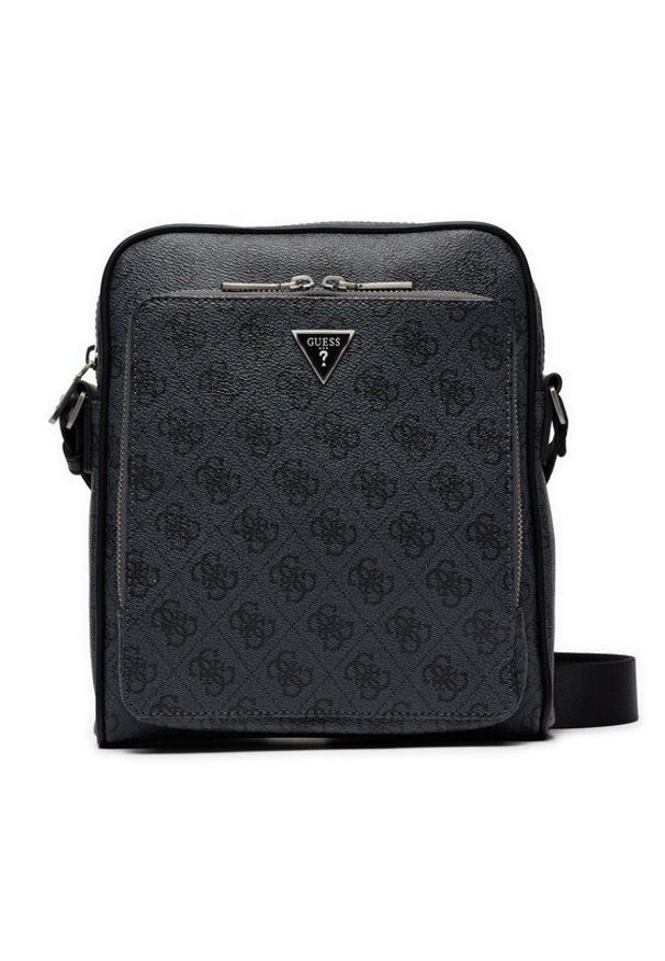 Guess Saszetka HMMILO P4260 Czarny. Kolor: czarny. Materiał: skóra